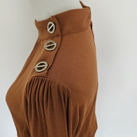 ZARA Midi Dress with Shoulder Details - Picture 7 of 13